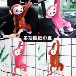 image-Creative Pipi Monkey Paper Towel Holder for Car Seat Back