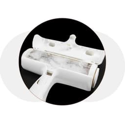 image-2-Way Pet Hair Remover Roller for Furniture Self-Cleaning Lint Brush
