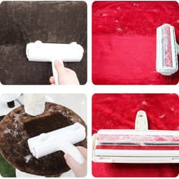 image-2-Way Pet Hair Remover Roller for Furniture Self-Cleaning Lint Brush
