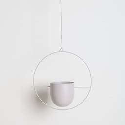 image-Tubang Nordic Iron Hanging Flower Pot Wall Mount Planter Basket
