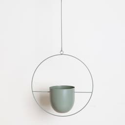 image-Tubang Nordic Iron Hanging Flower Pot Wall Mount Planter Basket