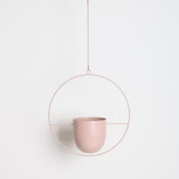 image-Tubang Nordic Iron Hanging Flower Pot Wall Mount Planter Basket