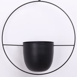 image-Tubang Nordic Iron Hanging Flower Pot Wall Mount Planter Basket