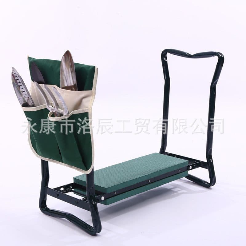 image-Garden Kneeling Stool LC-004 Folding Chair with Tool Kit