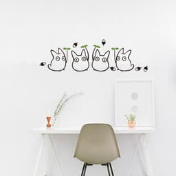 image-Totoro Wall Sticker PVC Removable Waterproof Cartoon Decal
