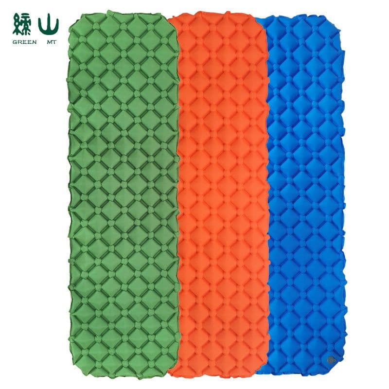image-Ultra-Light Inflatable Sleeping Pad Single 190x56cm Camping Mat Nylon TPU