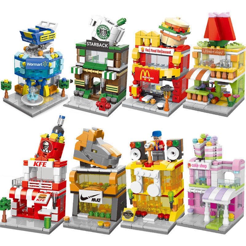 image-LEGO Compatible Street View Building Blocks Set for Kids