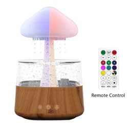 image-Cloud Rain Humidifier with Night Light and Aromatherapy