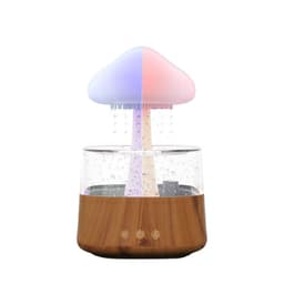 image-Cloud Rain Humidifier with Night Light and Aromatherapy