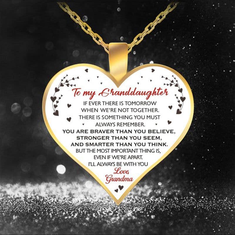 image-Alloy Letter Pendant Necklace Round Bead Chain Dad and Baby Design
