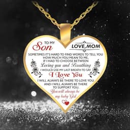 image-Alloy Letter Pendant Necklace Round Bead Chain Dad and Baby Design