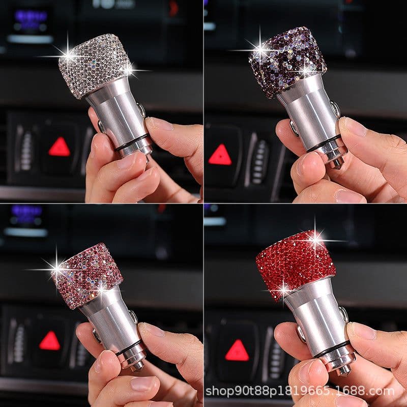 image-Car Charger USB Cigarette Lighter 3-in-1 Fast Charging Cable