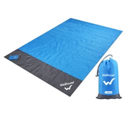 image-Outdoor Picnic Blanket Waterproof Mat 3-4 Person Polyester 2x2m