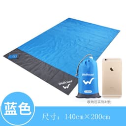 image-Outdoor Picnic Blanket Waterproof Mat 3-4 Person Polyester 2x2m