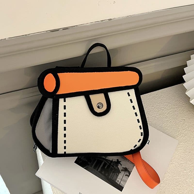 image-Anime Girl Cartoon Chain Crossbody Bag Small Lightweight Purse
