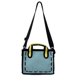 image-Japanese Anime Canvas Shoulder Bag 2D/3D Cartoon Lunch Messenger Bag