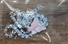 image-Jin Yi Butterfly Rhinestone Anklet for Women