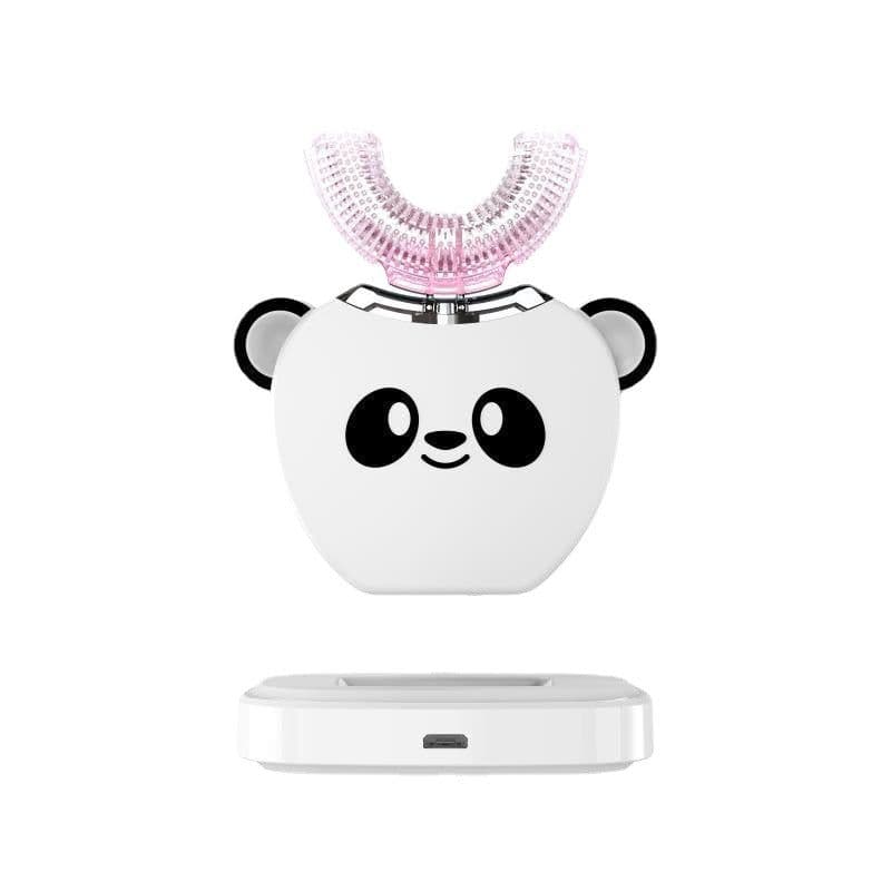 image-V-white V-01 Children's U-Shaped Electric Sonic Toothbrush