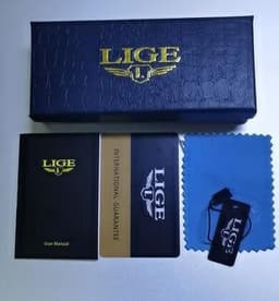 image-LIGE Watch Gift Box Black Paper