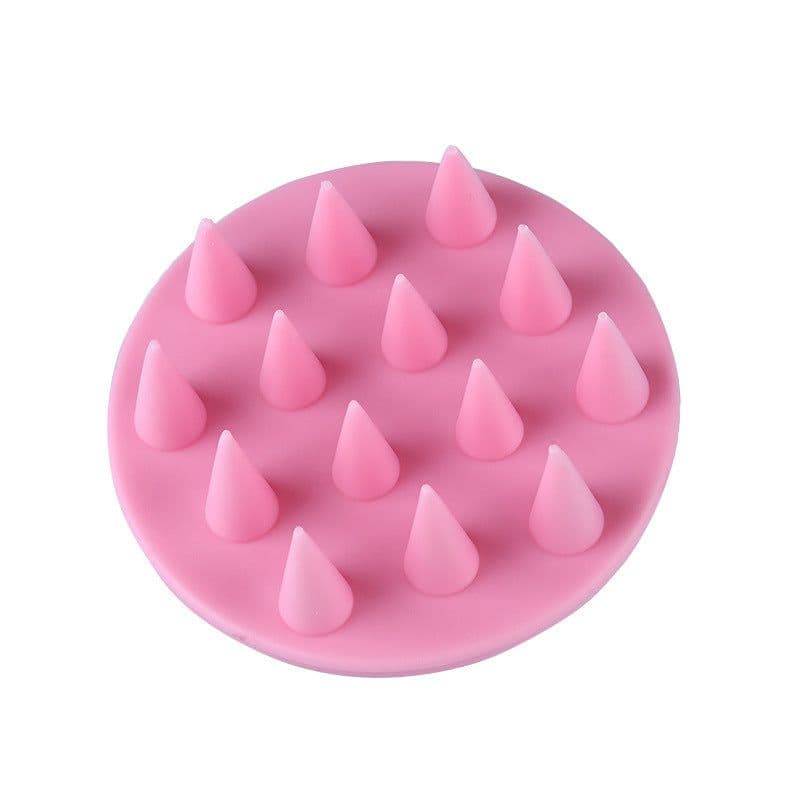 image-Silicone Shampoo Massage Brush Hair Scalp Care Bath Brush