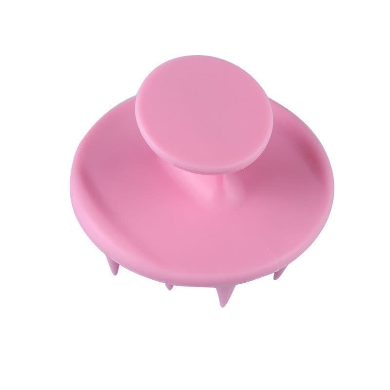 image-Silicone Shampoo Massage Brush Hair Scalp Care Bath Brush