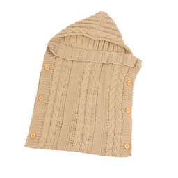 image-Baby Knitted Acrylic Sleeping Bag Envelope Style 0-1 Years Gray
