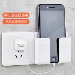 image-Wall Mount Phone Holder with Charging Support