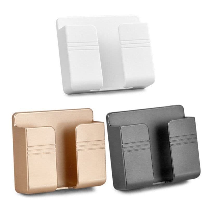 image-Wall Mount Phone Holder with Charging Support