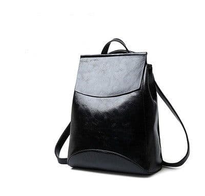 image-Nylon Stripe Backpack Women Casual Daily 20L Yellow Brown