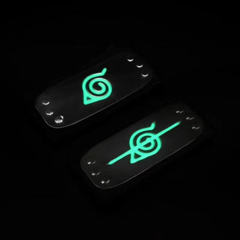 image-Naruto Konoha Logo Luminous Headband Forehead Protector
