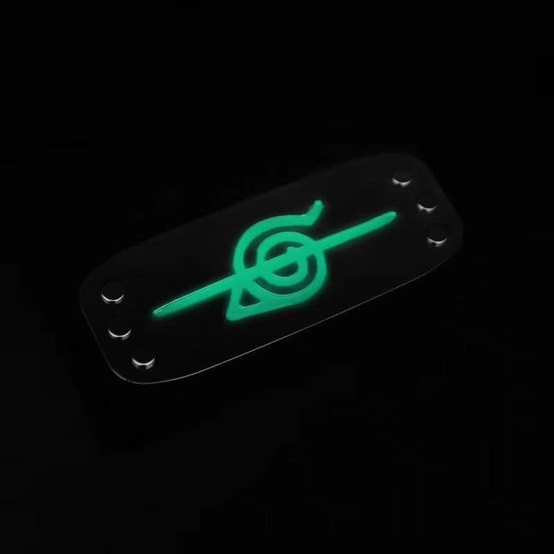 image-Naruto Konoha Logo Luminous Headband Forehead Protector