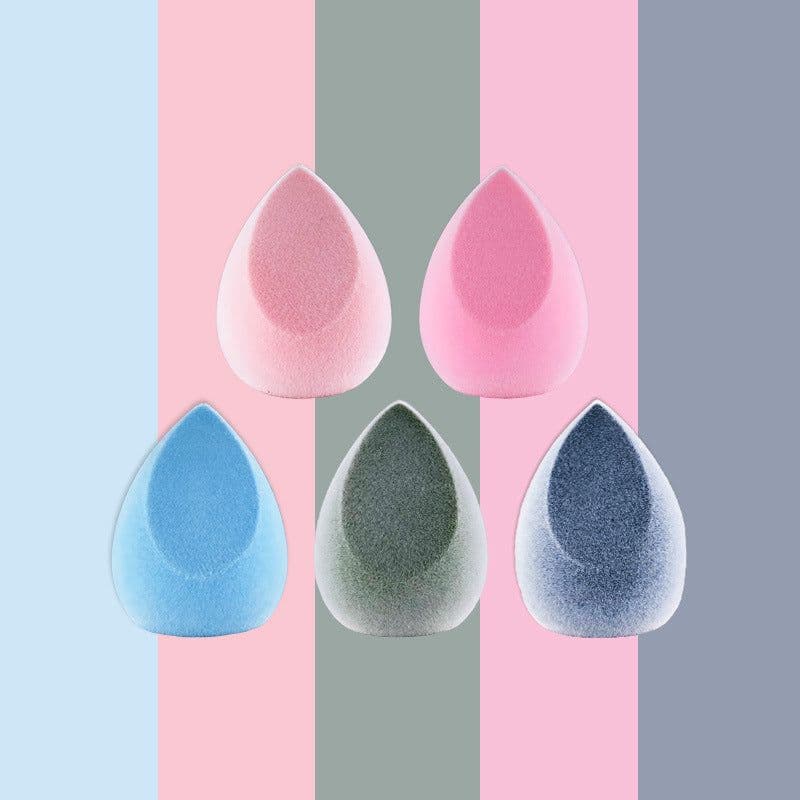 image-VANELYN Hydrophilic Non-Latex Makeup Sponge Beauty Egg Puff Grey