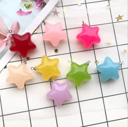 image-25mm Acrylic Pentagram Star Pendant - Royal Blue