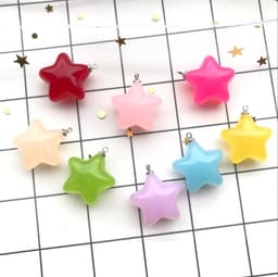 image-25mm Acrylic Pentagram Star Pendant - Royal Blue