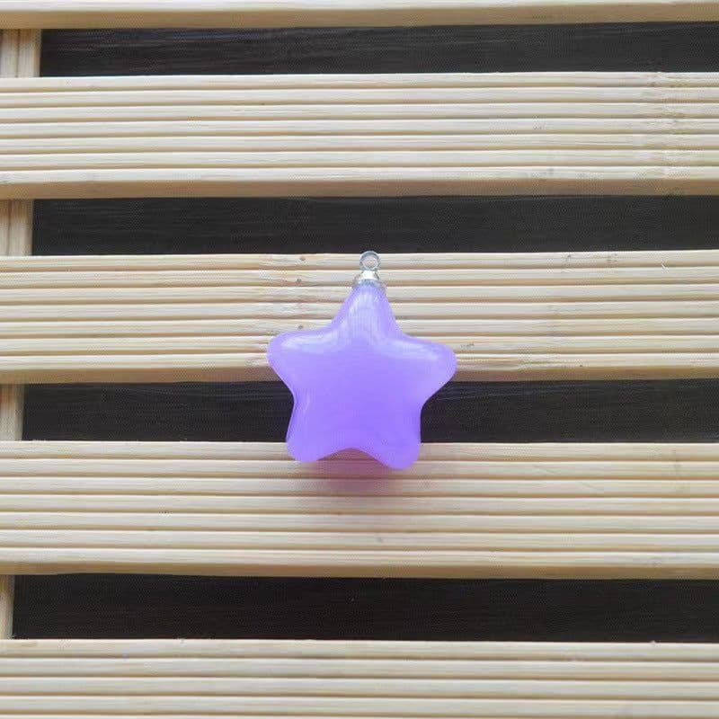 image-25mm Acrylic Pentagram Star Pendant - Royal Blue