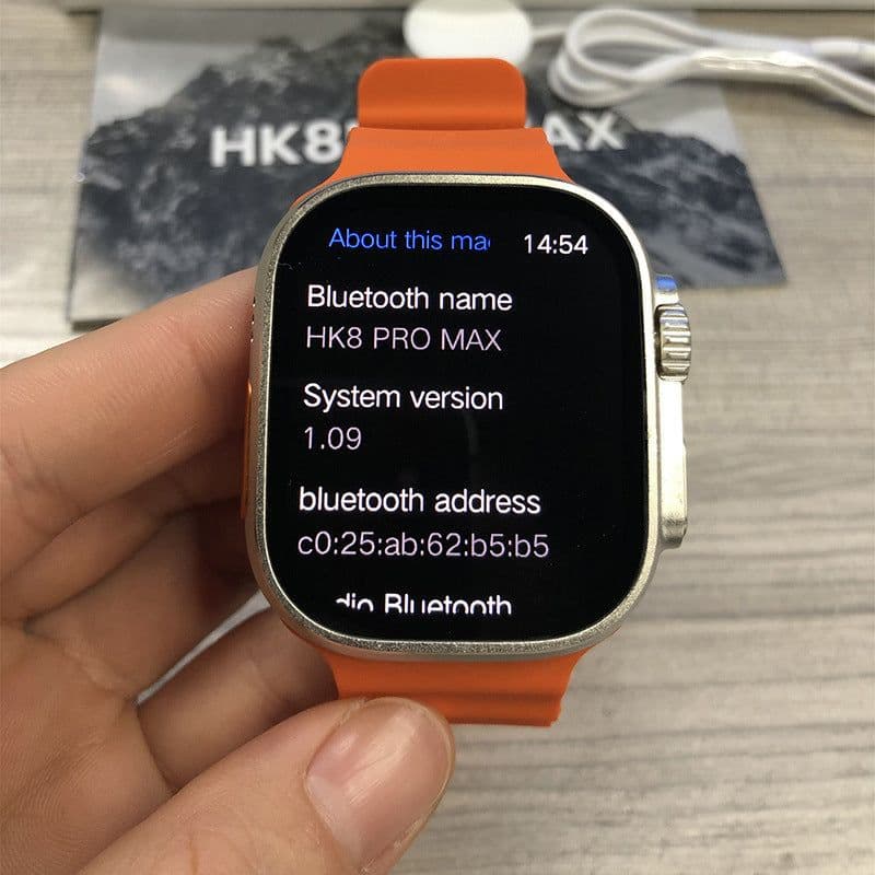 image-HK8PROMAX Smart Watch AMOLED 2.0 Screen