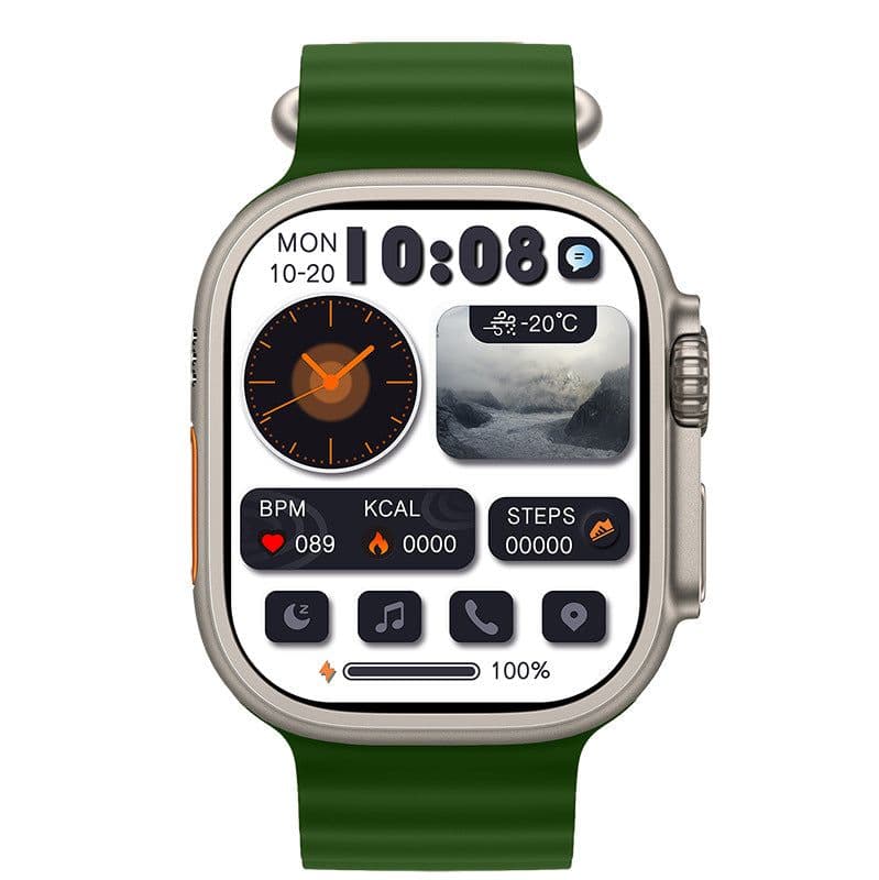 image-HK8PROMAX Smart Watch AMOLED 2.0 Screen