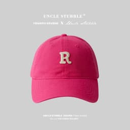 image-Cotton Baseball Cap Visor Hat Adjustable Striped Summer Sun Shade