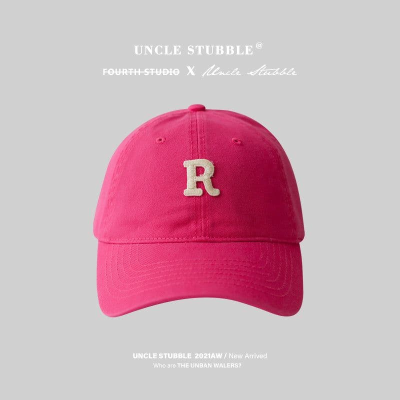 image-Cotton Baseball Cap Visor Hat Adjustable Striped Summer Sun Shade