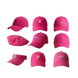 image-Cotton Baseball Cap Visor Hat Adjustable Striped Summer Sun Shade