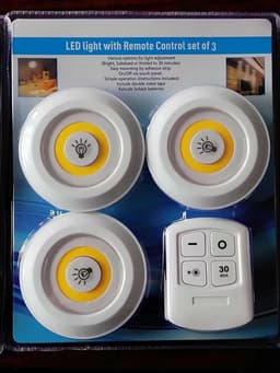 image-COB LED Touch Night Light with Remote Control RGB