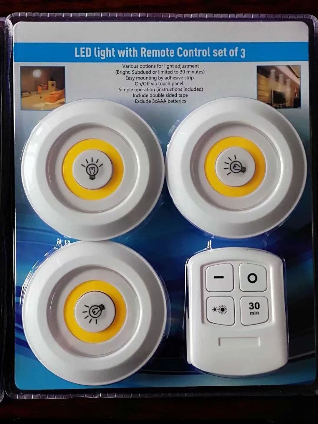 image-COB LED Touch Night Light with Remote Control RGB