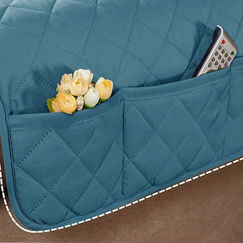 image-Yuanhuai Waterproof Quilted Sofa Cover Polyester Pet Cushion