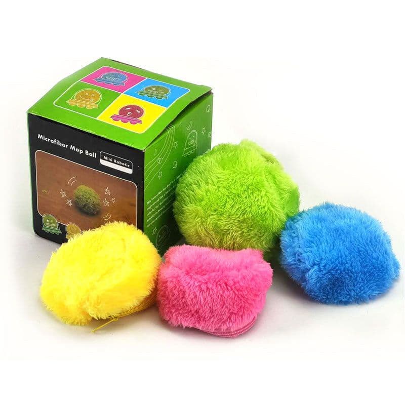 image-Plush Electric Pet Ball Toys 4 Pack