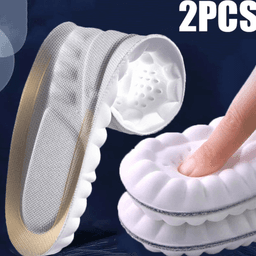 image-4D Soft Cushioned Insoles Unisex Arch Support Shock Absorbing PU