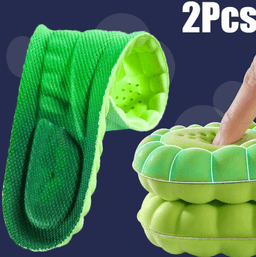 image-4D Soft Cushioned Insoles Unisex Arch Support Shock Absorbing PU