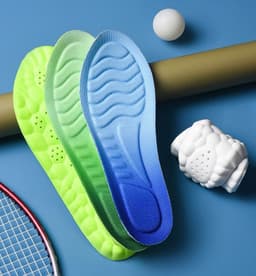 image-4D Soft Cushioned Insoles Unisex Arch Support Shock Absorbing PU