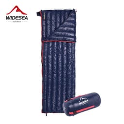 image-Widesea Camping Down Sleeping Bag 90% White Duck Down Envelope Lightweight