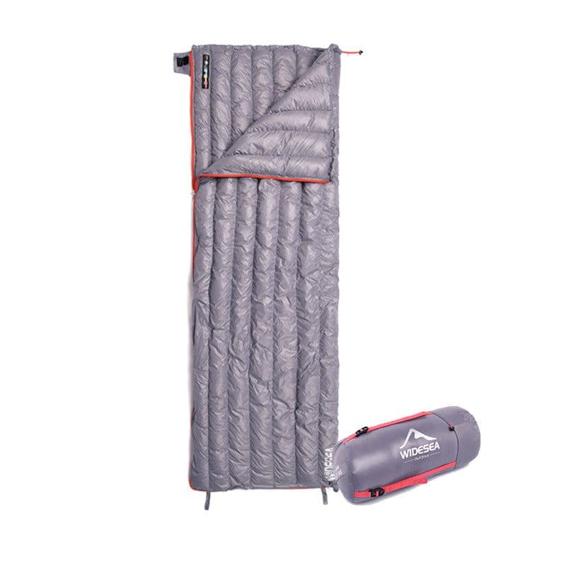 image-Widesea Camping Down Sleeping Bag 90% White Duck Down Envelope Lightweight