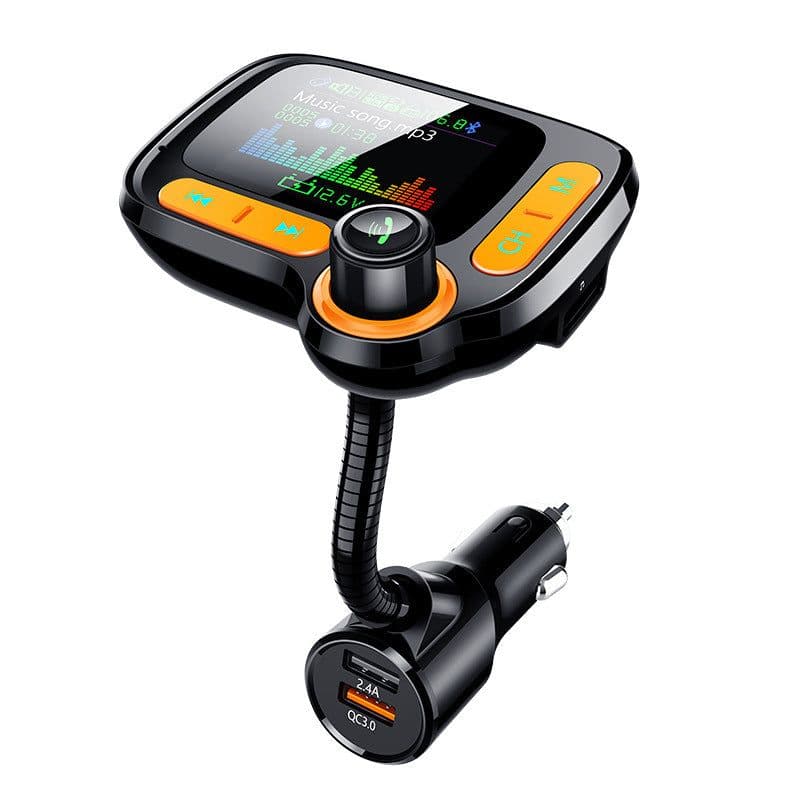 image-Hyundai C86 Car MP3 Player FM Transmitter QC3.0 Car Charger